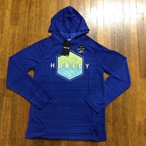 Hurley Youth Hooded Long Sleeve Tee - XL (18) like new, worn once